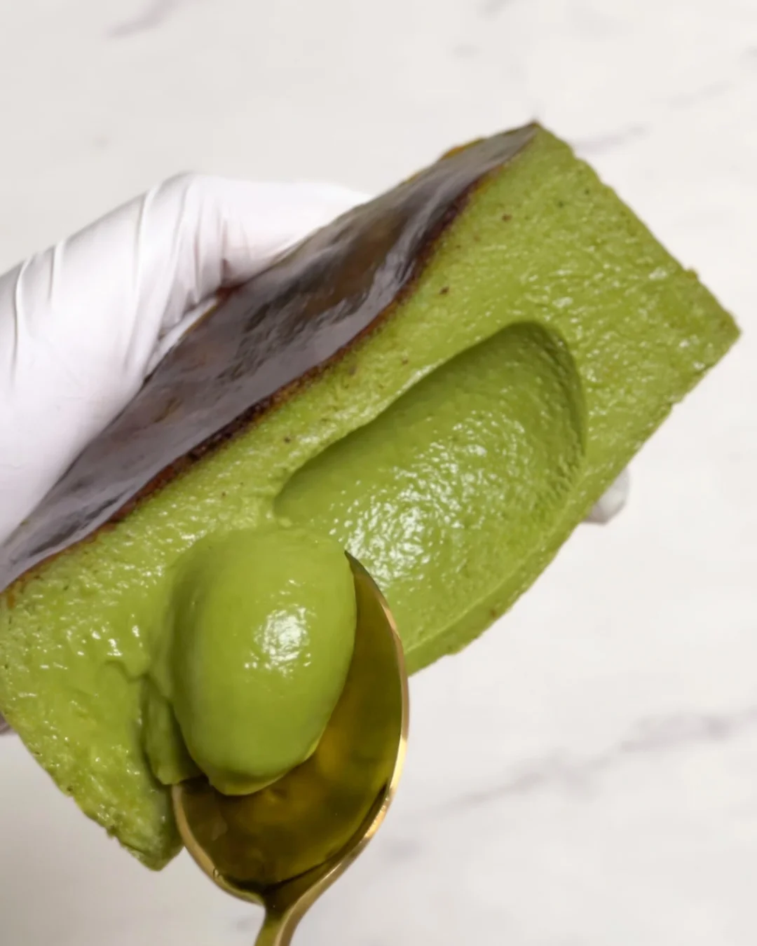 Matcha Basque Burnt Cheesecake